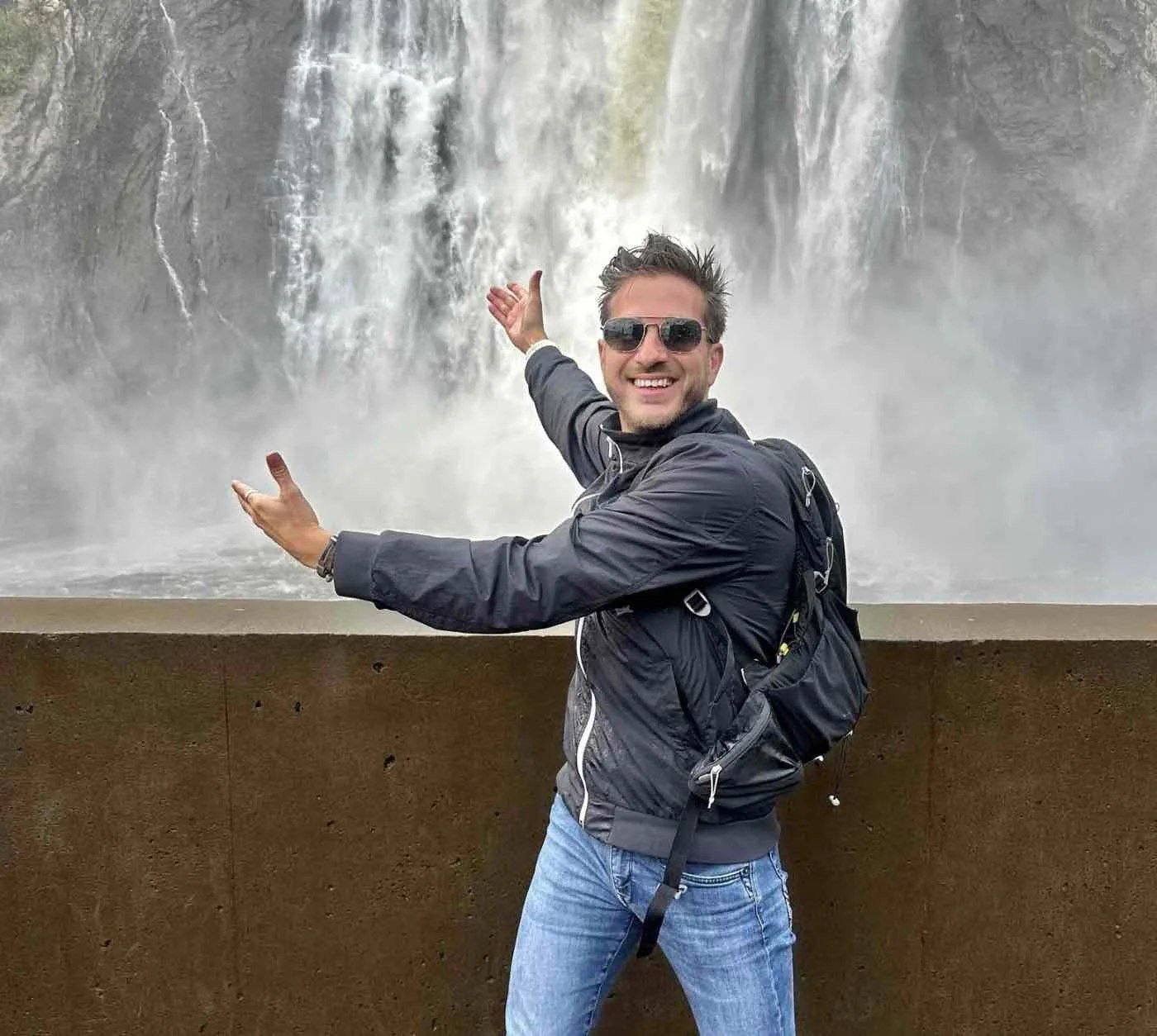 Ludovic Daxhelet, fondateur de Viziit, en pleine évasion